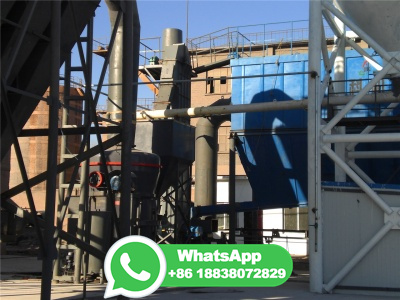 Preliminary coal grinding tests for the design of coal grinding systems ...